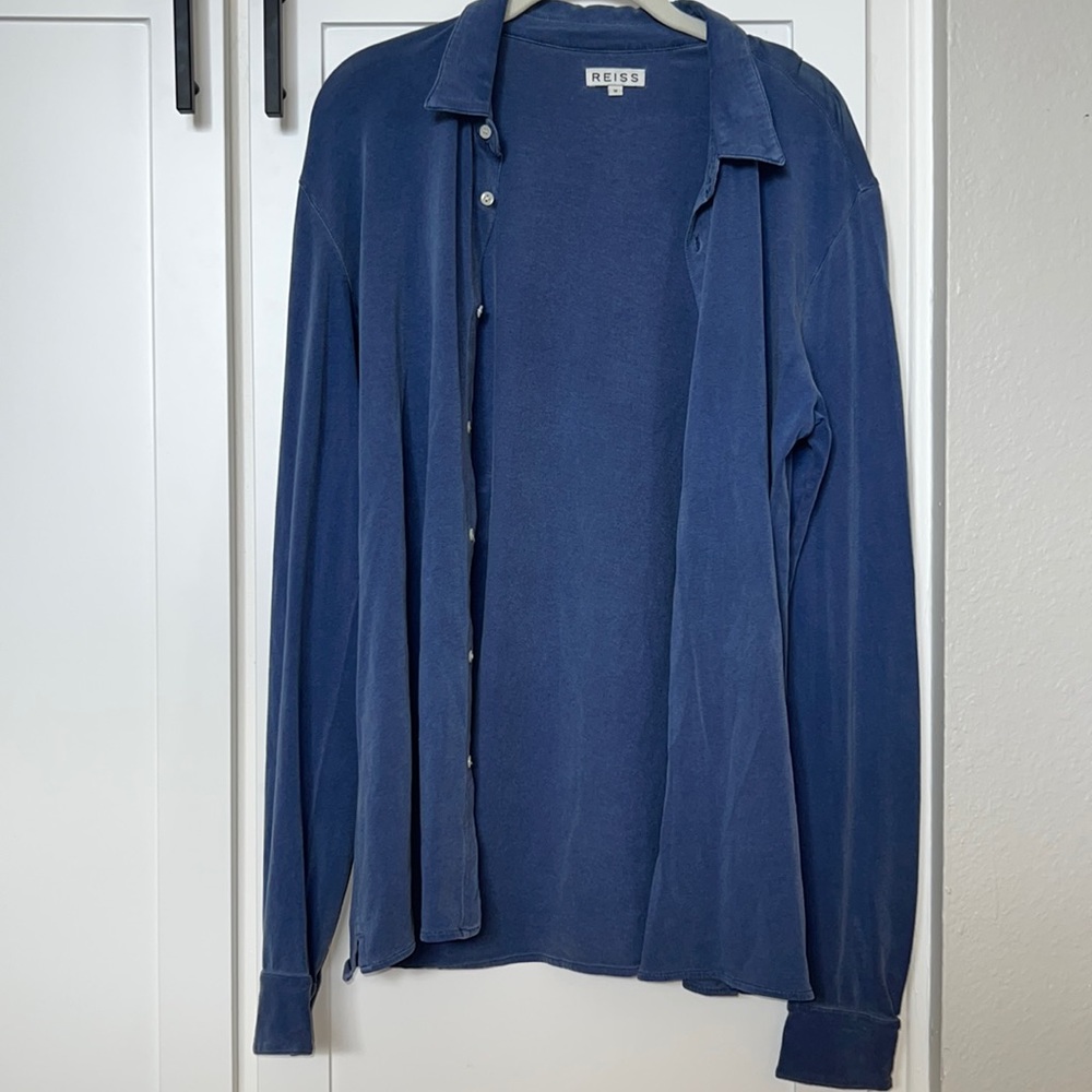 Reiss M mens button up shirt